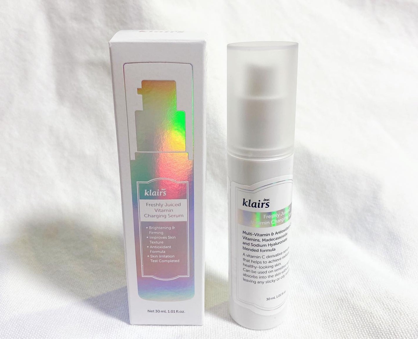 フレッシュリージュースドビタミンチャージングセラム(30ml)/Klairs/美容液を使ったクチコミ(5枚目)