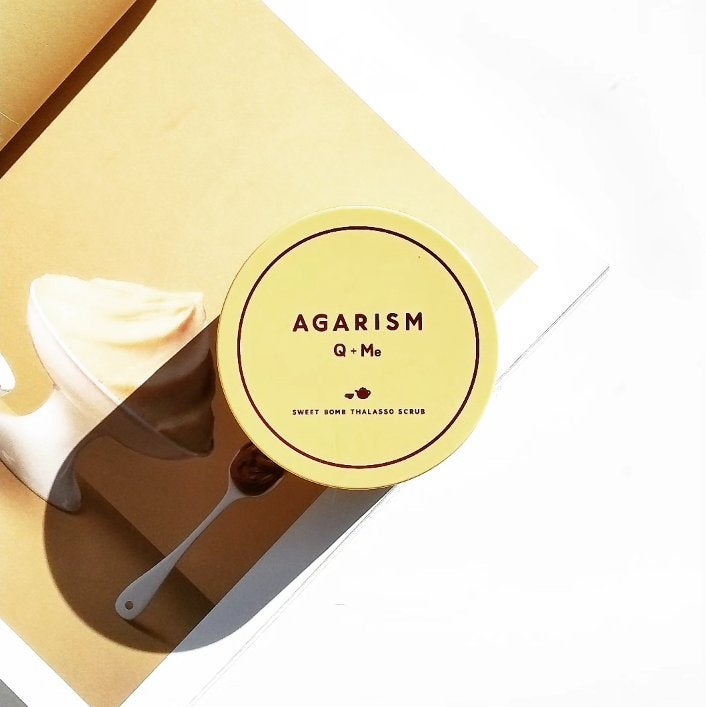 Q+Me スウィートボムタラソスクラブレモンティーの香り/AGARISM/バスト・ヒップケアを使ったクチコミ(1枚目)