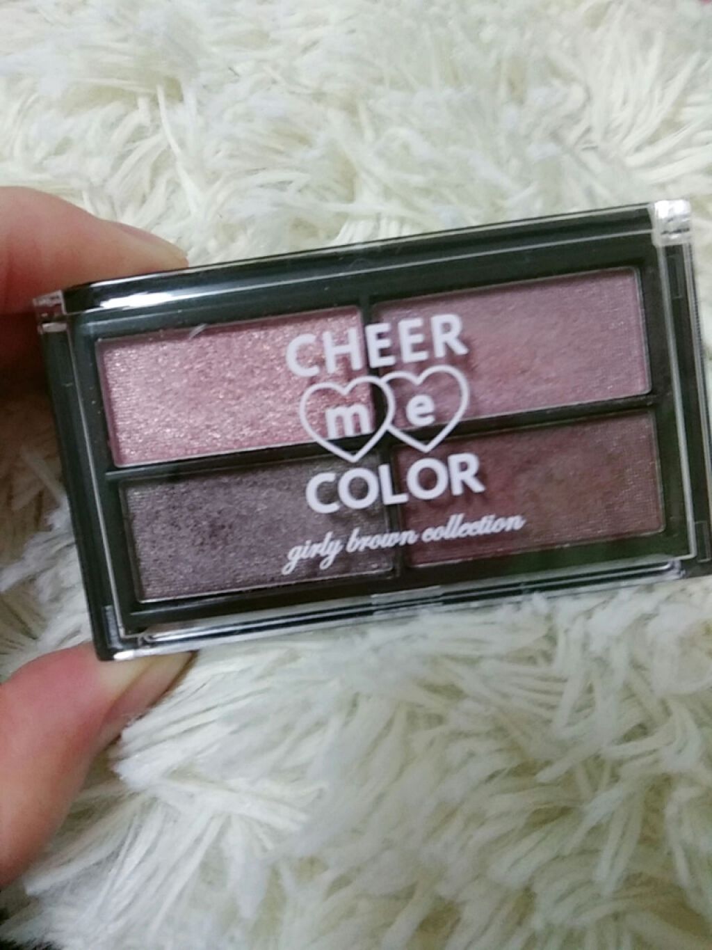 CHEER me COLOR アイシャドウ/セリア/アイシャドウパレットを使ったクチコミ(2枚目)