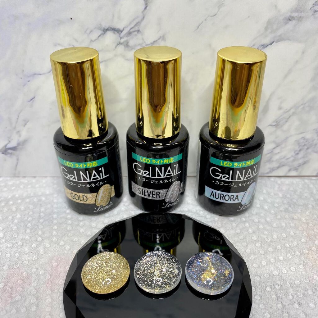 ジェルネイル(ライト対応)/セリア/ジェルネイルを使ったクチコミ(1枚目)