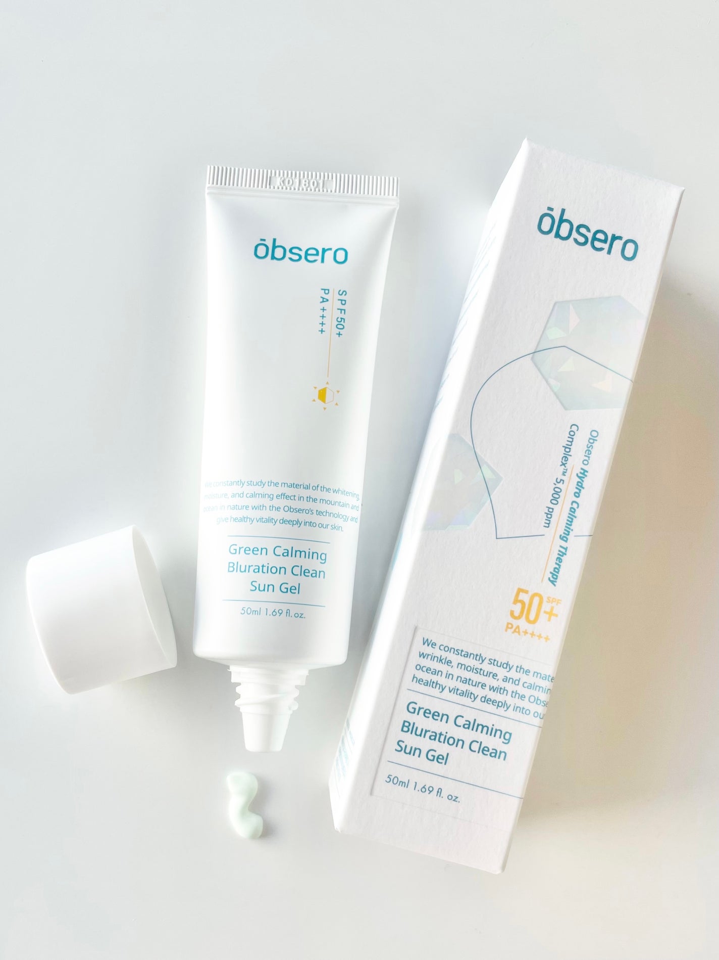 グリーンカーミングブルーレーションクリーンディープクレンザー/obsero/洗顔フォームを使ったクチコミ(3枚目)