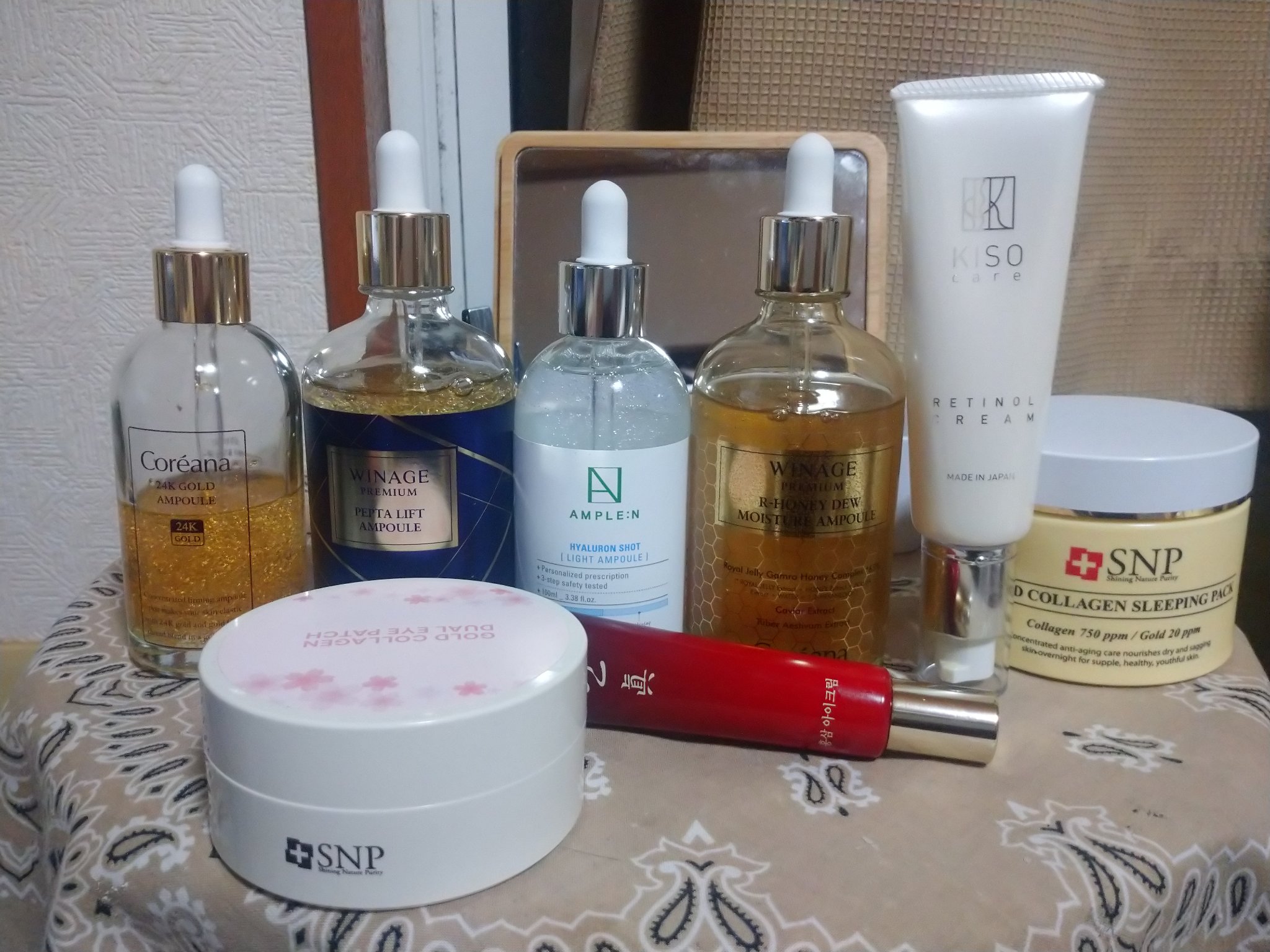 ウィネージ プレミアム アールハニー デュー モイスチャー アンプル/Coreana/美容液を使ったクチコミ（3枚目）