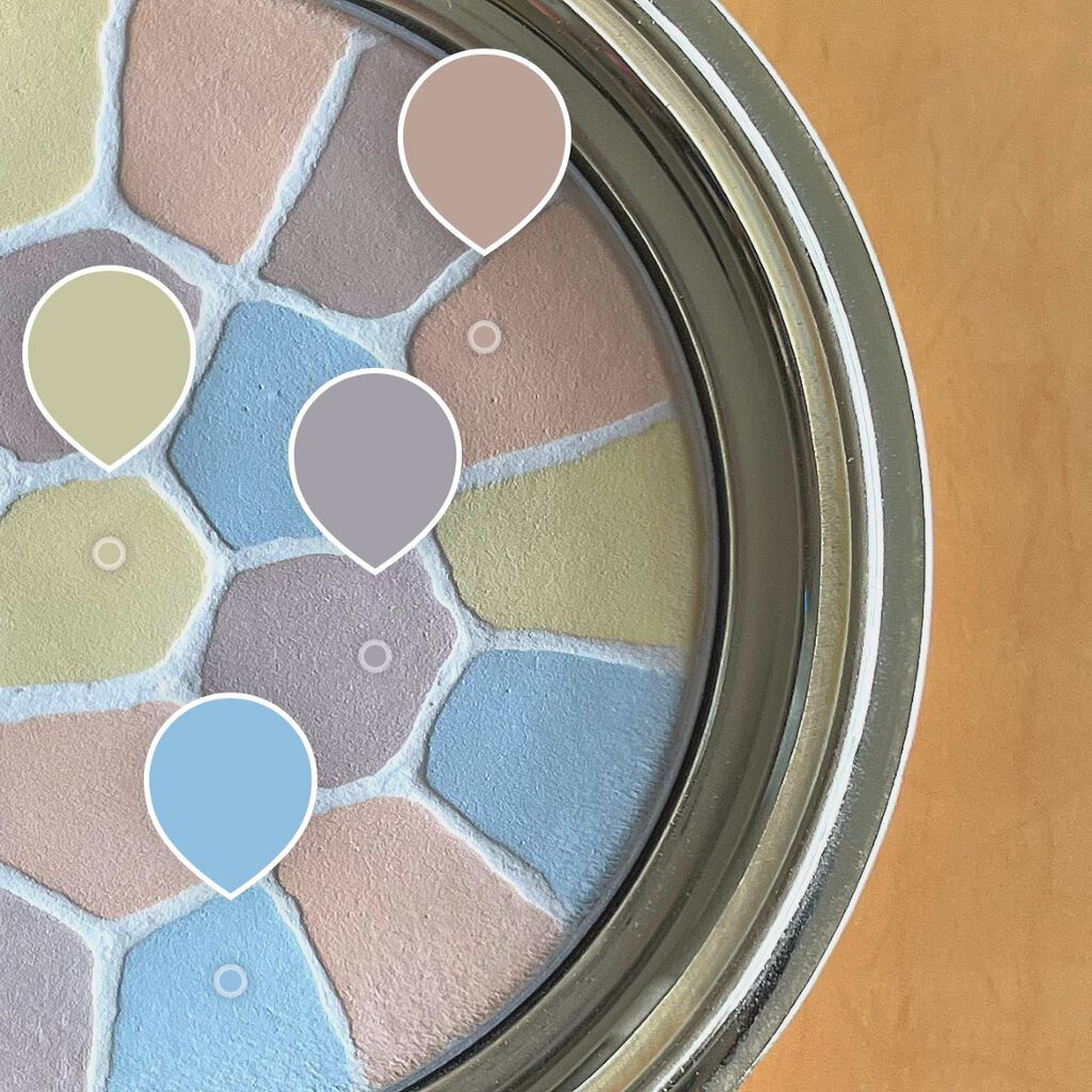 ラ プードル オートニュアンス/Elégance/プレストパウダーを使ったクチコミ（2枚目）