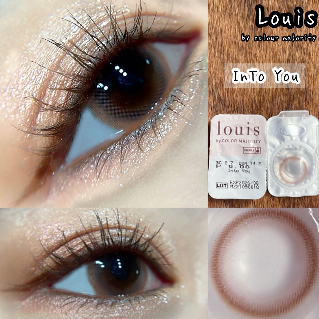 ルイ バイ カラーマジョリティー /louis by COLOR MAJORITY/カラーコンタクトレンズを使ったクチコミ（2枚目）