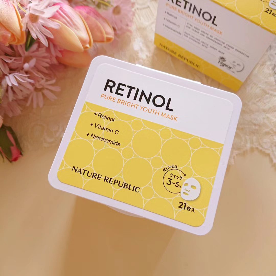 キューブマスク レチノール/ネイチャーリパブリック/シートマスク・パックを使ったクチコミ（1枚目）