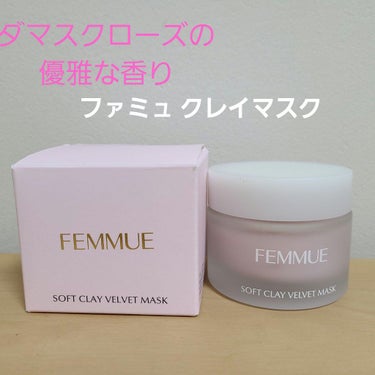 ソフトクレイ ベルベットマスク/FEMMUE/洗い流すパック・マスクを使ったクチコミ（1枚目）