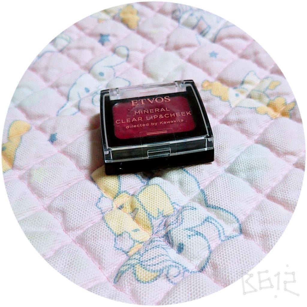 ミネラルクリアリップ＆チーク プラムレッド/エトヴォス/ジェル・クリームチークを使ったクチコミ（3枚目）
