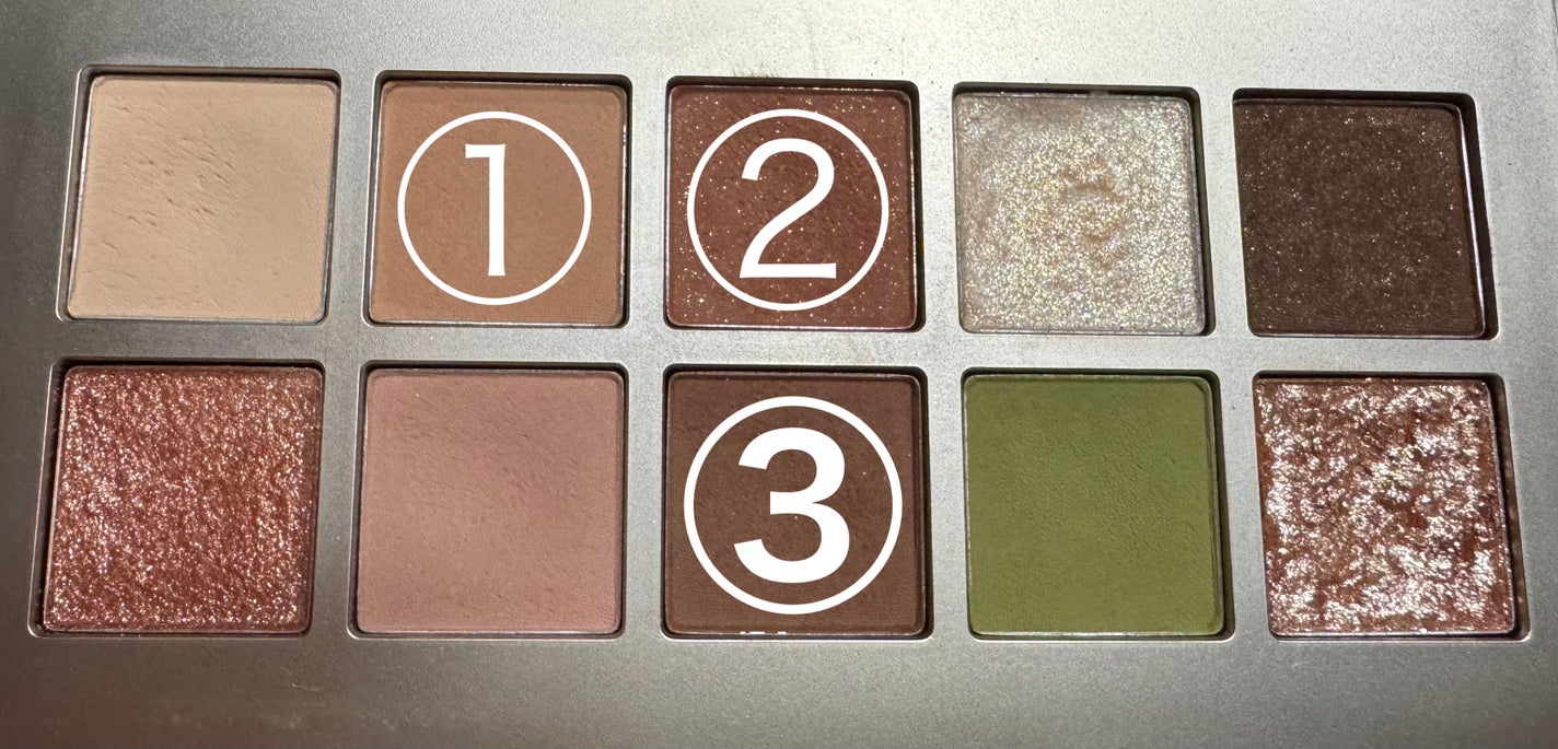ニューデップスアイシャドウパレット/hince/アイシャドウパレットを使ったクチコミ(2枚目)