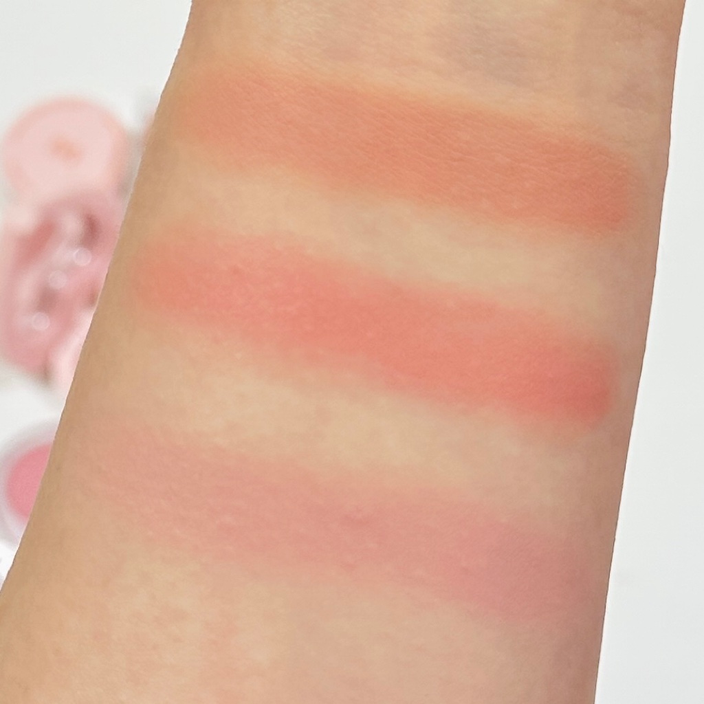 ムードミックスクリームブラッシャー 01 Neutral Flush/MAD PEACH/ジェル・クリームチークを使ったクチコミ（3枚目）