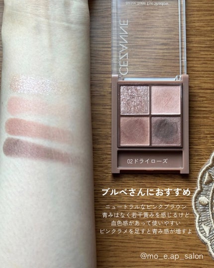 ビタートーンアイシャドウ/CEZANNE/パウダーアイシャドウを使ったクチコミ(4枚目)