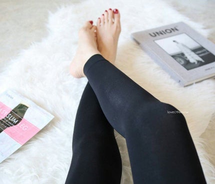 履くだけイージースリムレッグ/slimlab/着圧ソックス・レギンスを使ったクチコミ(3枚目)