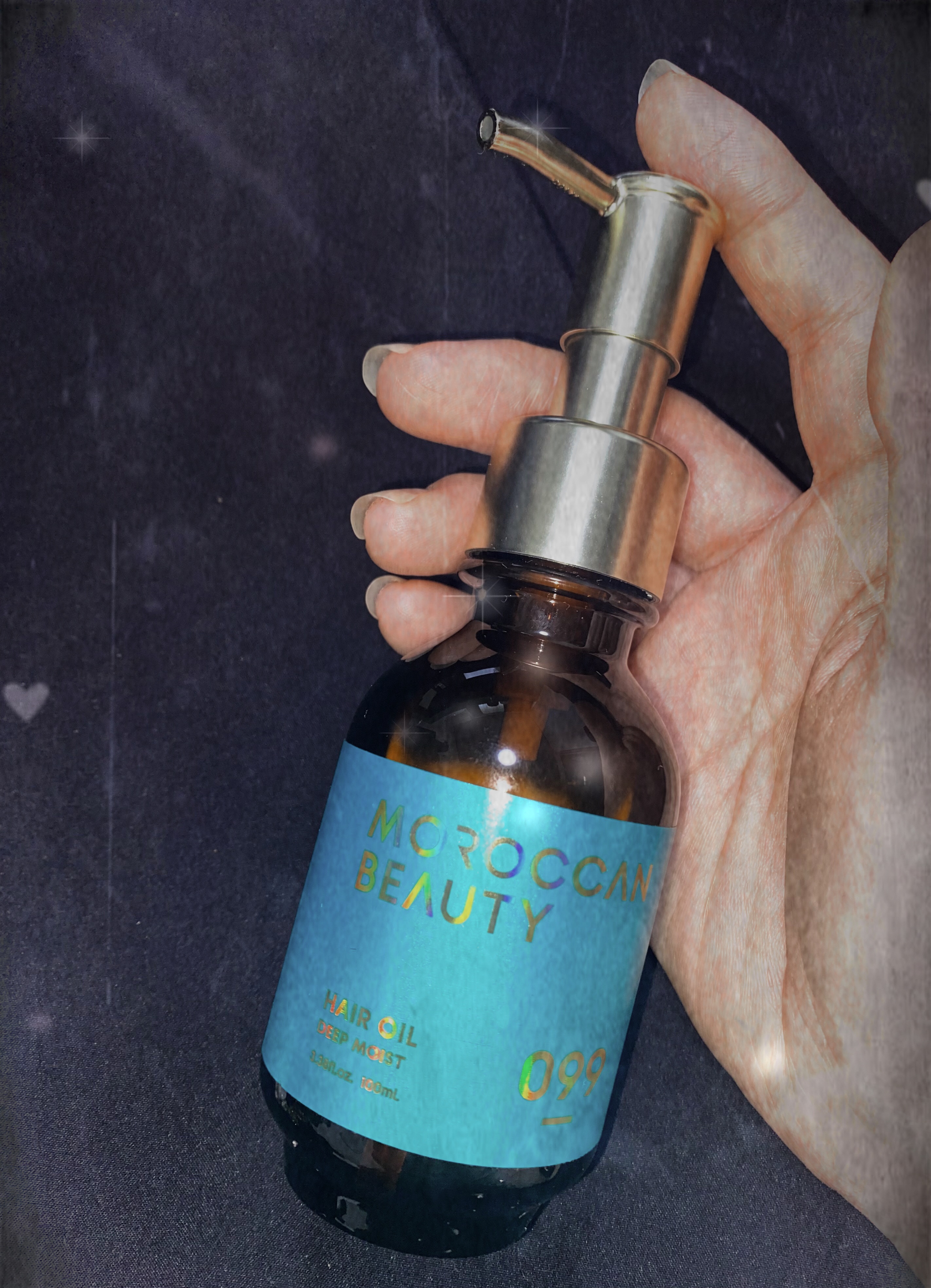 ディープモイスト ヘアオイル/モロッカンビューティ/ヘアオイルを使ったクチコミ（1枚目）