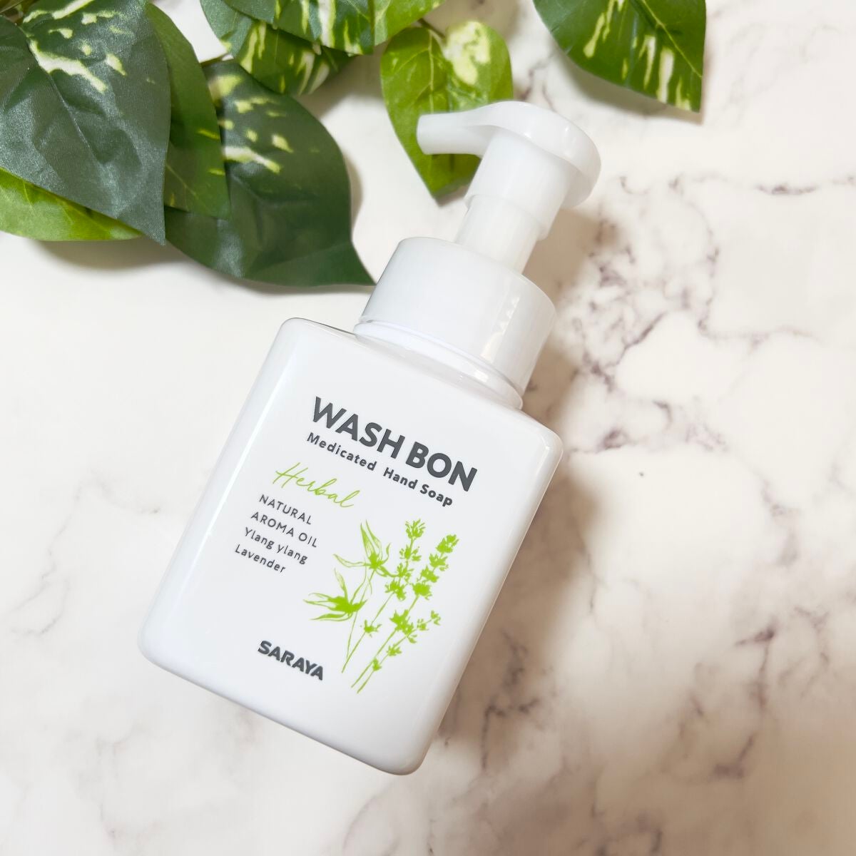 ウォシュボン ハーバル薬用ハンドソープ/サラヤ/ハンドソープを使ったクチコミ(1枚目)