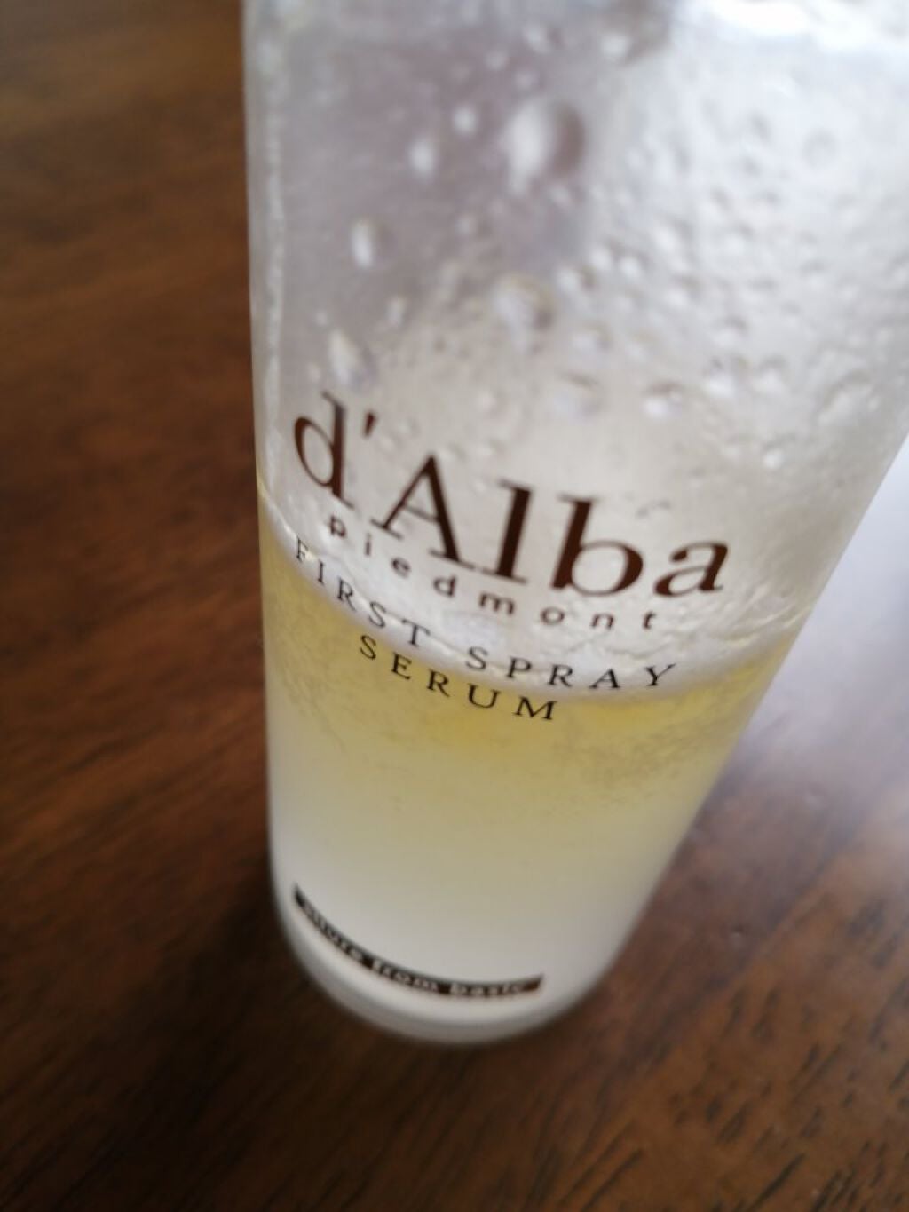 ダルバ ホワイトトリュフファーストスプレーセラム/ダルバ/ミスト状化粧水を使ったクチコミ(1枚目)