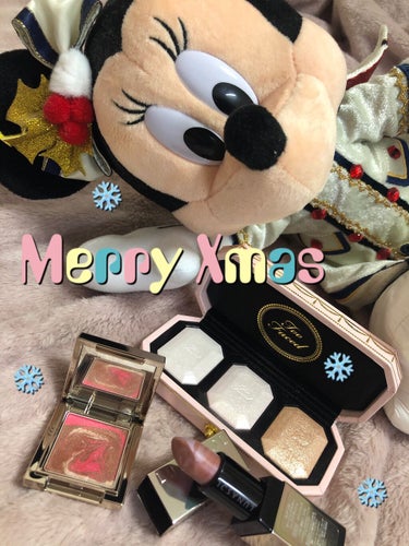 Today's make❄☃🎄
イツクリのミニーちゃん添えて🐭💖

〖LUNASOL〗
☆マージングカラーアイズ 👀✨
EX01 Brownie Cake 
3色混ぜてまぶたにのせる

☆マージングカラ