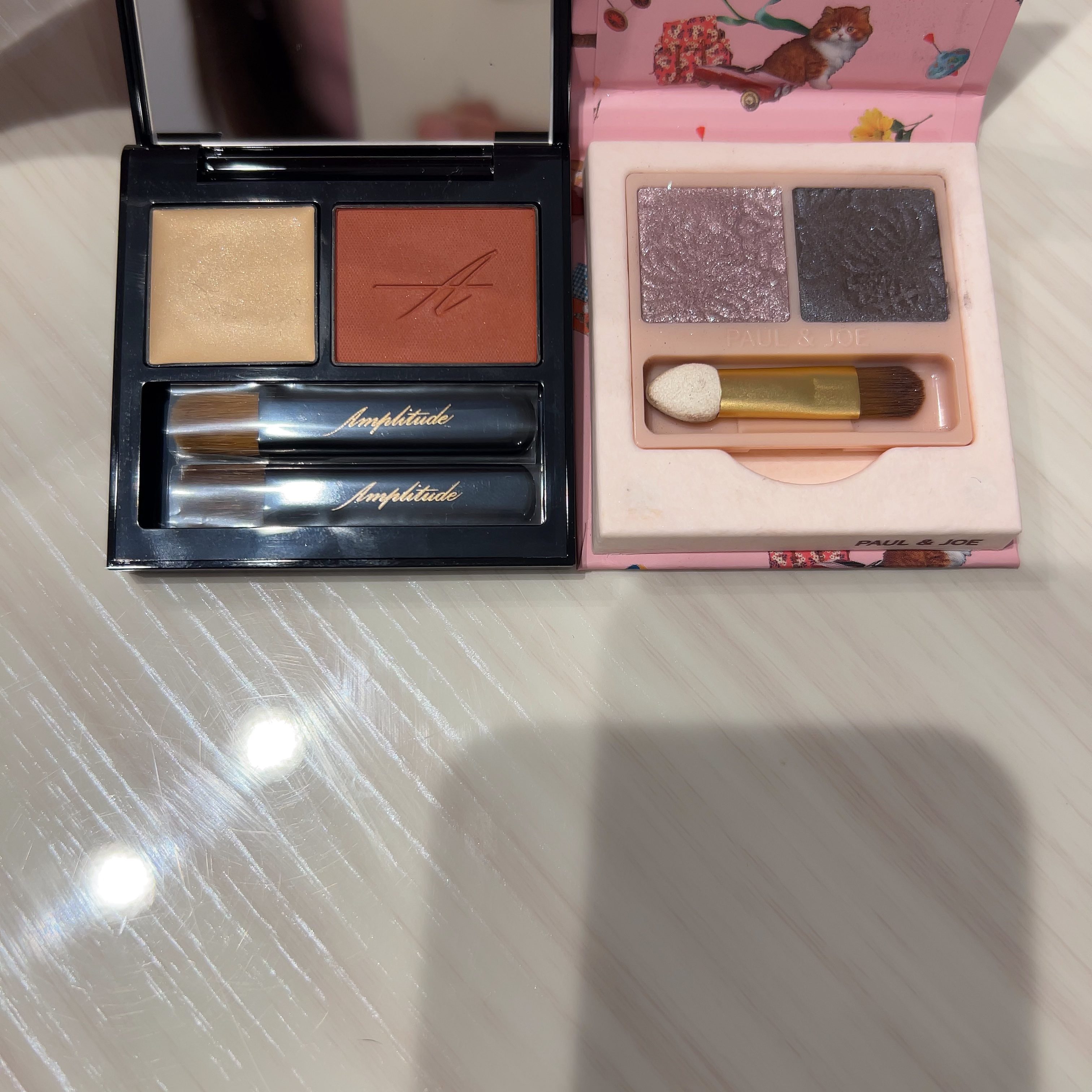 アイカラー デュオ 04 シエル ドゥ ラ ヌイ/PAUL & JOE BEAUTE/アイシャドウパレットを使ったクチコミ（2枚目）