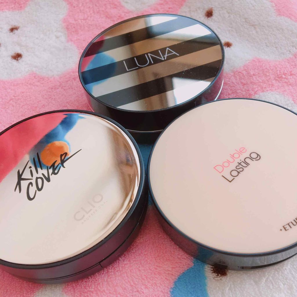 ダブルラスティング クッション/ETUDE/クッションファンデーションを使ったクチコミ(1枚目)