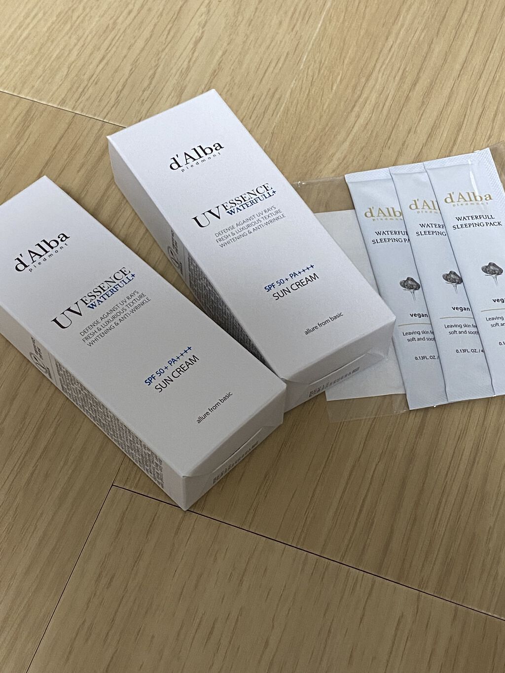 ダルバ ウォータフル エッセンス サンクリーム/ダルバ/日焼け止めクリームを使ったクチコミ（1枚目）