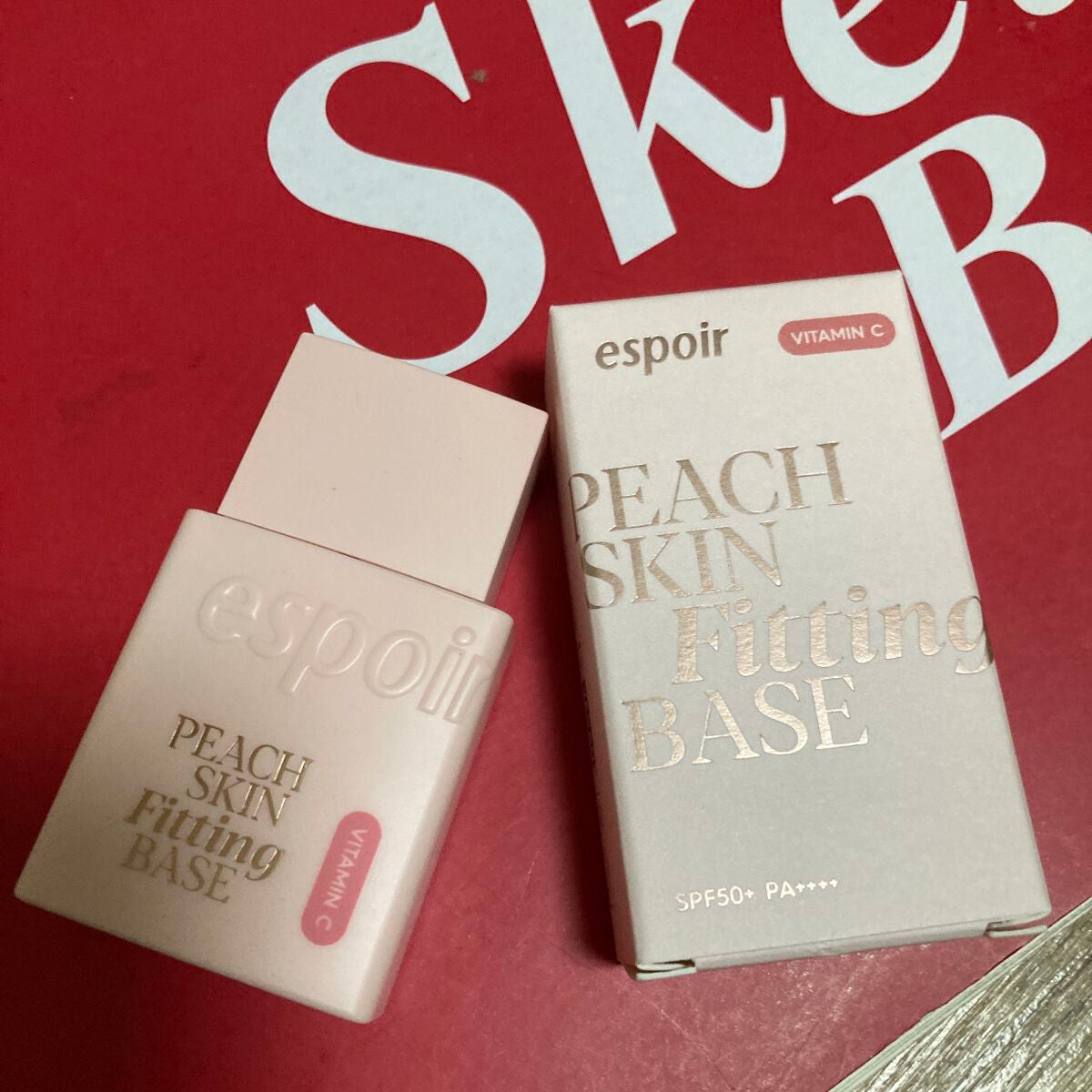 ピーチスキンフィッティングベース/espoir/化粧下地を使ったクチコミ(1枚目)