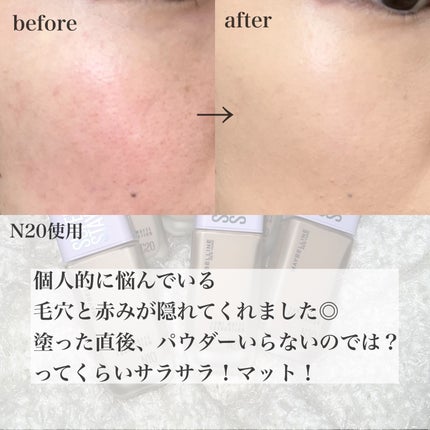 SPステイ ルミマット リキッド ファンデーション/MAYBELLINE NEW YORK/リキッドファンデーションを使ったクチコミ(4枚目)