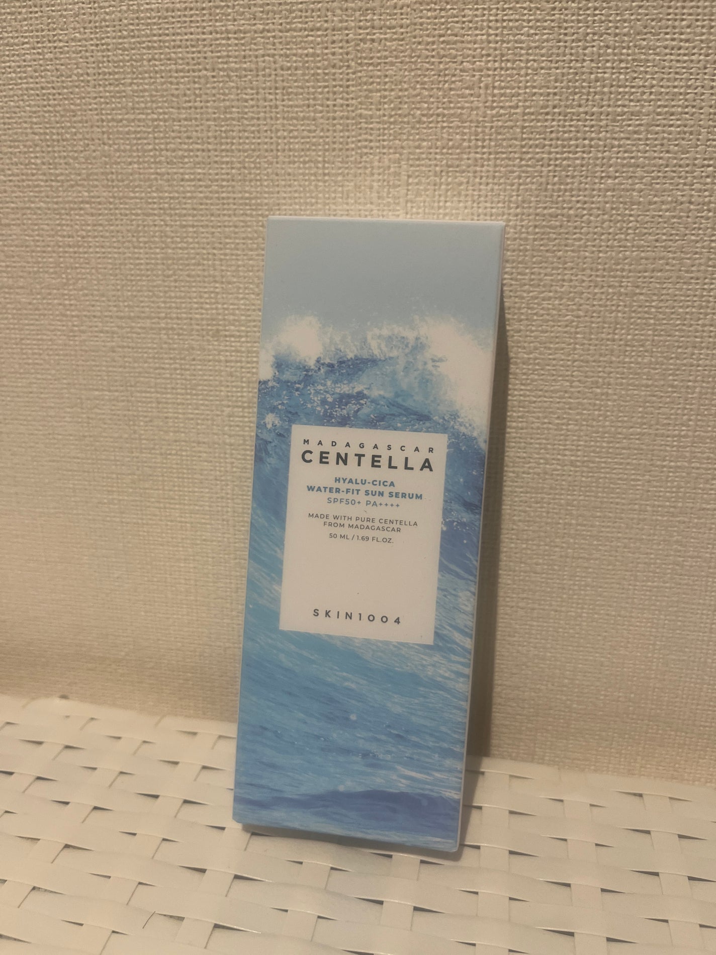 ヒアルーシカ ウォーターフィット サンセラム/SKIN1004/日焼け止めローションを使ったクチコミ(1枚目)