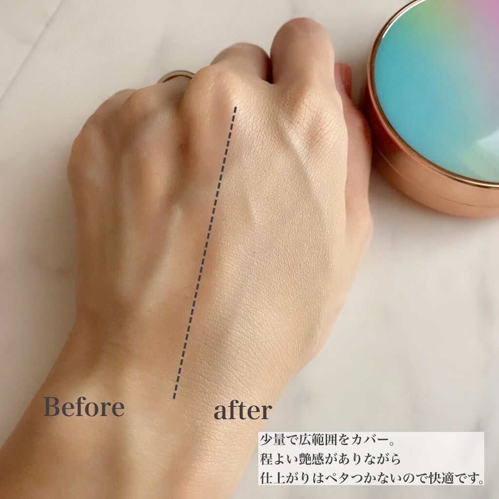 ピンクティーツリーカバークッション/APLIN/クッションファンデーションを使ったクチコミ(3枚目)