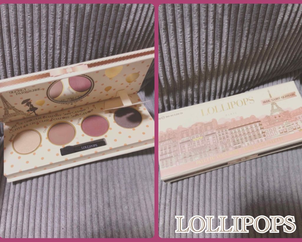 ロリポップス アイパレット ローズモンマルトル/ときわ商会/アイシャドウパレットを使ったクチコミ（1枚目）