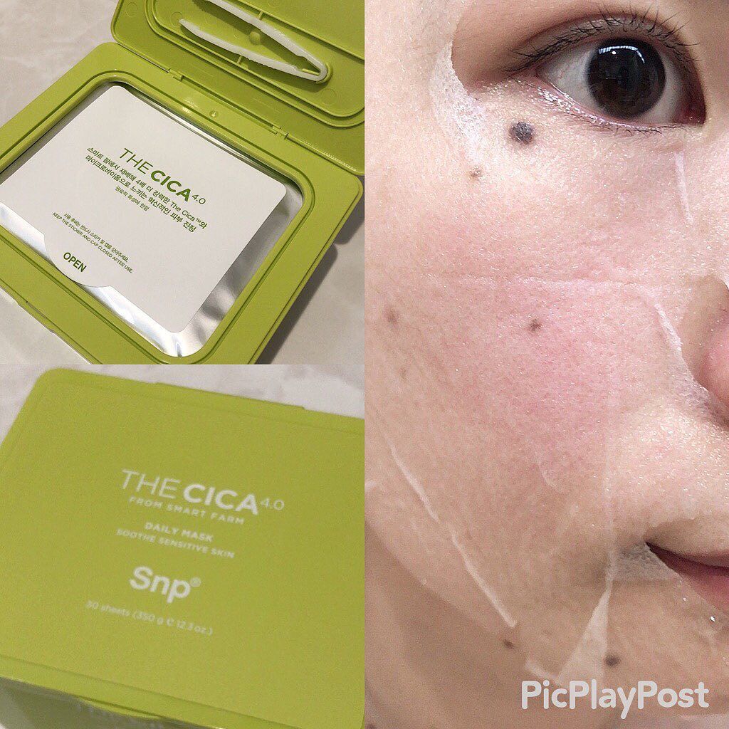 THE CICA 4.0 デイリーマスク/SNP/シートマスク・パックを使ったクチコミ（2枚目）