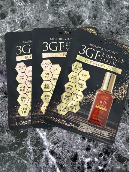 @m0_chan ♡フォロバ100♡ on LIPS 「3GFESSENCFMASKエイジングケア ツヤ ハリケア肌荒..」(2枚目)