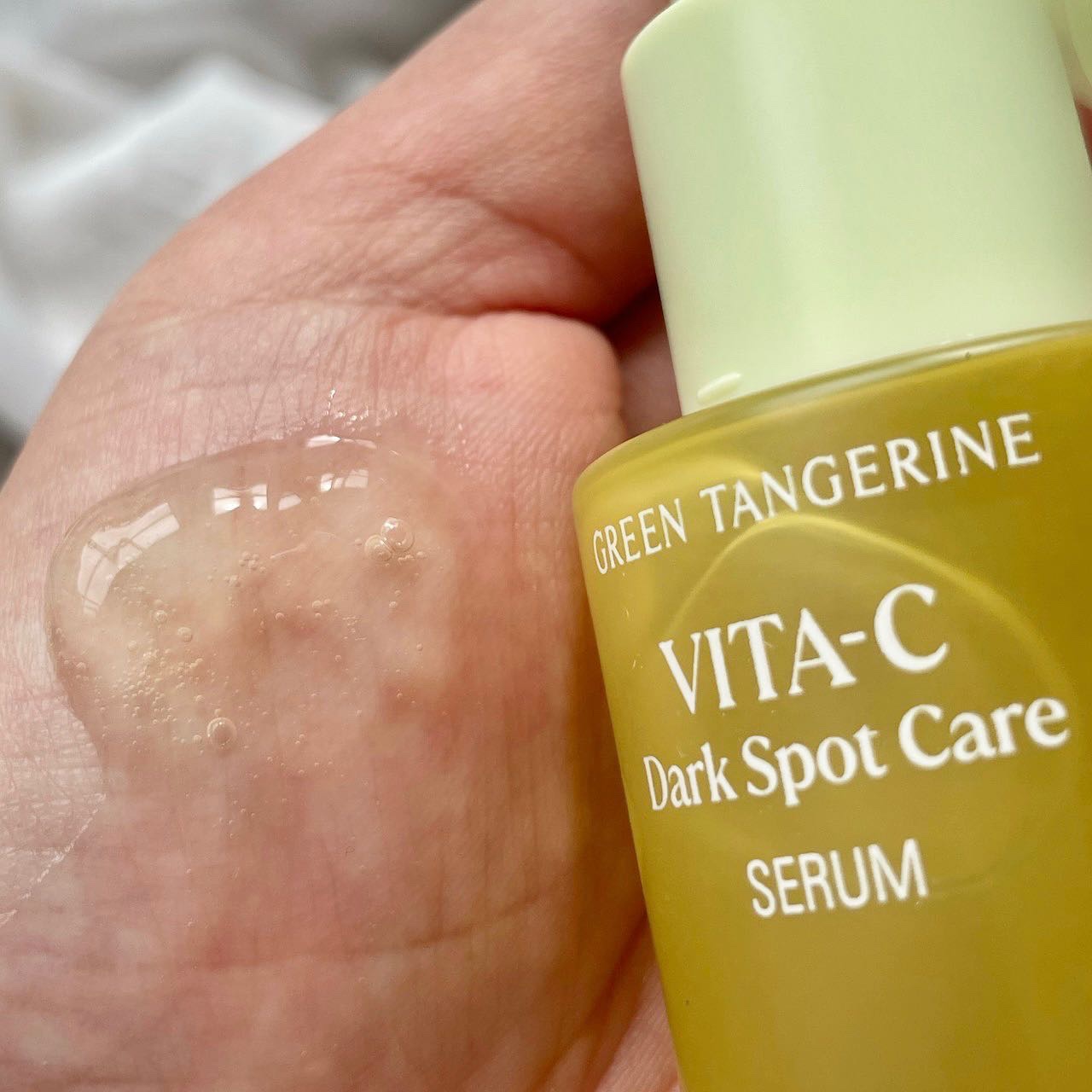 グリーンタンジェリン ビタCダークスポットケアパッド/goodal/トナーパッドを使ったクチコミ（3枚目）