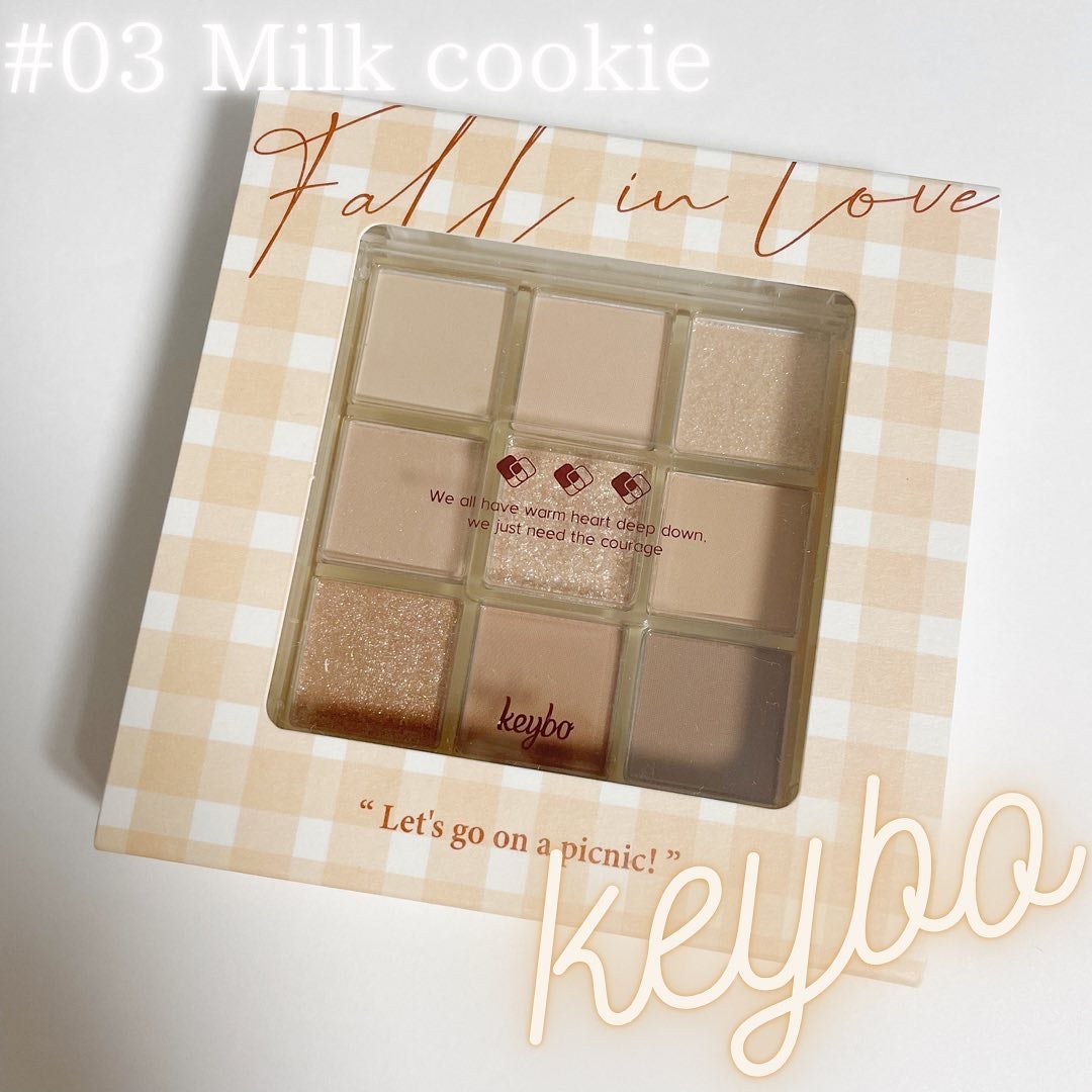 KEYBO FALL IN LOVE SHADOW PALETTE/keybo/アイシャドウパレットを使ったクチコミ(1枚目)