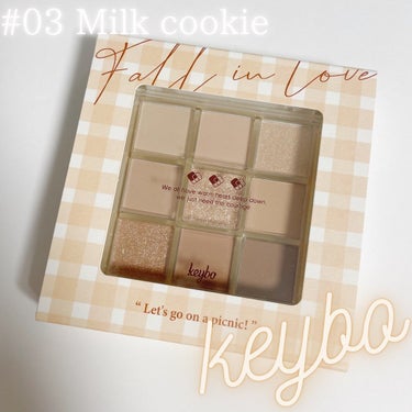 KEYBO FALL IN LOVE SHADOW PALETTE/keybo/アイシャドウパレットを使ったクチコミ（1枚目）