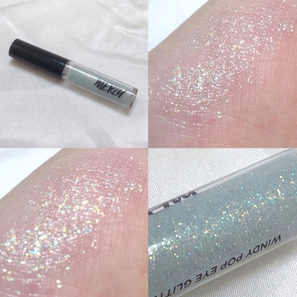 ウィンディ―ポップアイグリッター/MERZY/グリッターを使ったクチコミ(4枚目)