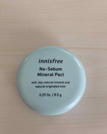 ノーセバム ミネラルパクト N/innisfree/プレストパウダーを使ったクチコミ（1枚目）