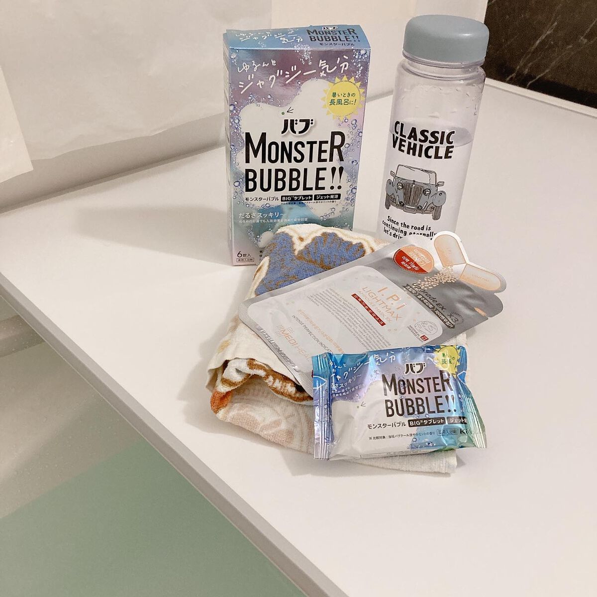 モンスターバブル ゆるんとジャグジー気分/バブ/炭酸系入浴剤を使ったクチコミ（3枚目）