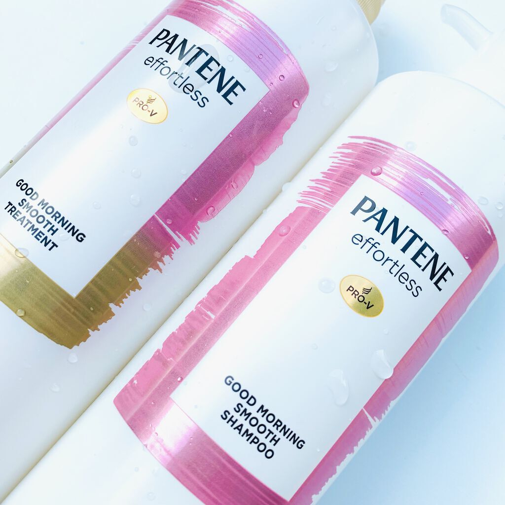 パンテーン エフォートレス グッドモーニング スムース シャンプー／トリートメント/パンテーン/市販シャンプーを使ったクチコミ（1枚目）
