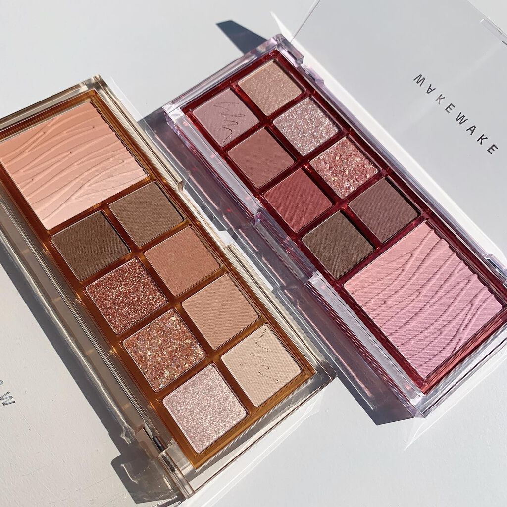 ミックスブラーリングアイパレット/wakemake/マルチパレットを使ったクチコミ(2枚目)