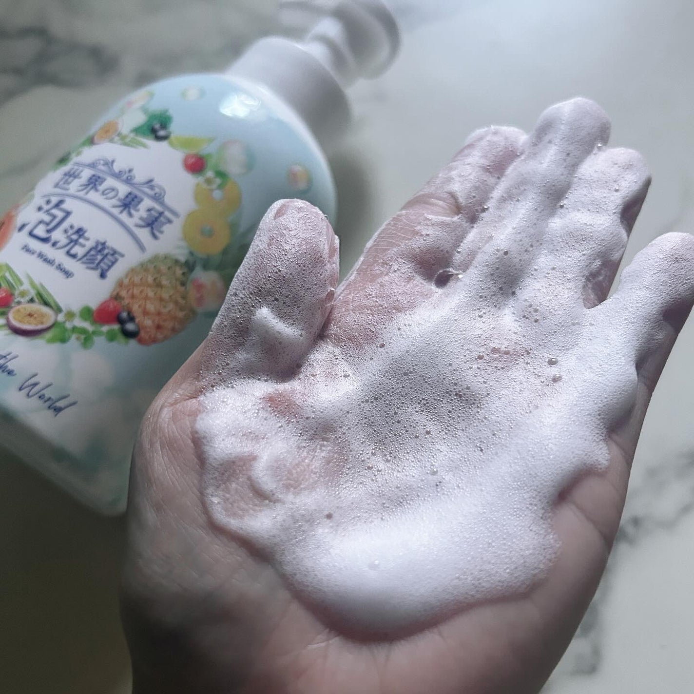 世界の果実 すっきり泡洗顔/世界の果実/泡洗顔を使ったクチコミ(4枚目)