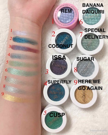 Super Shock Shadow/ColourPop/パウダーアイシャドウを使ったクチコミ（2枚目）