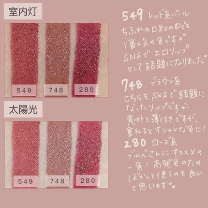 口紅(詰替用)/ちふれ/口紅を使ったクチコミ(2枚目)