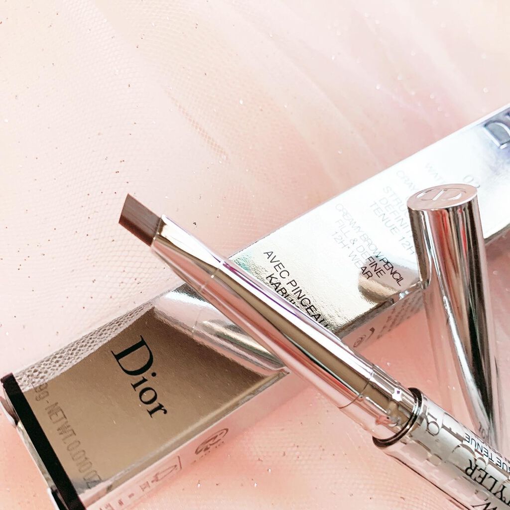 【旧】ディオールショウ カブキ ブロウ スタイラー ウォータープルーフ/Dior/アイブロウペンシルを使ったクチコミ(4枚目)