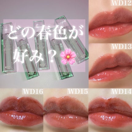 ザ ウォータリーデューティント/MERZY/リップティントを使ったクチコミ(9枚目)