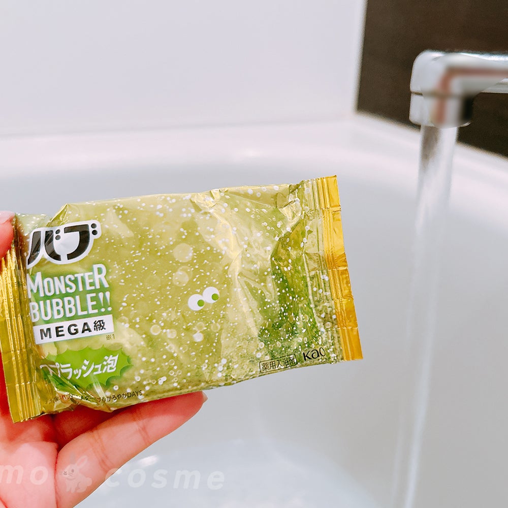 バブ モンスターバブルMEGA級 スプラッシュ泡 シトラススパークの香り/バブ/炭酸系入浴剤を使ったクチコミ(2枚目)