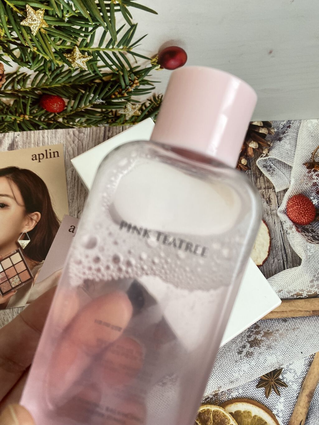 ピンクティーツリートナー/APLIN/化粧水を使ったクチコミ（2枚目）