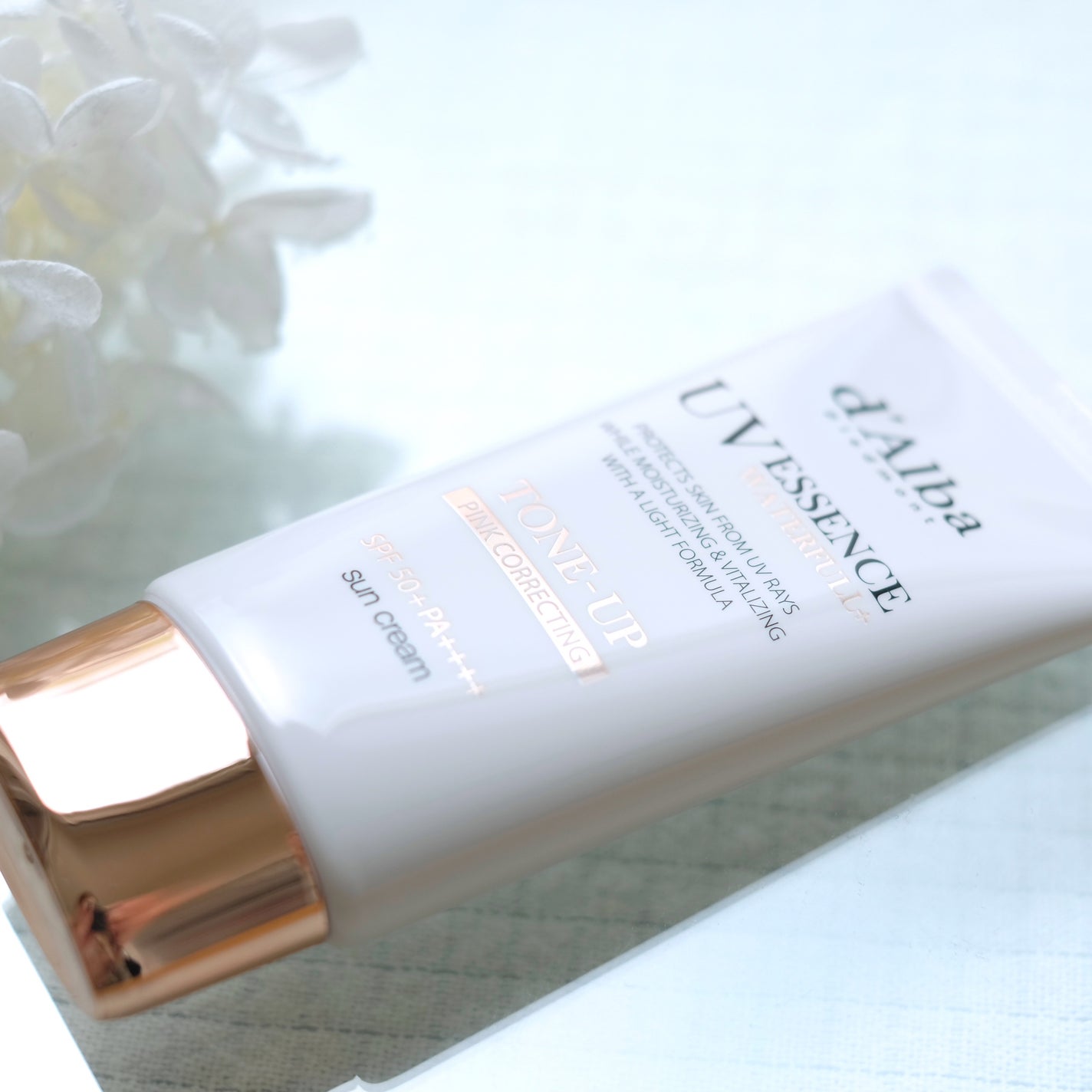 ウォータフルトーンアップサンクリーム/ダルバ/日焼け止めクリームを使ったクチコミ(2枚目)