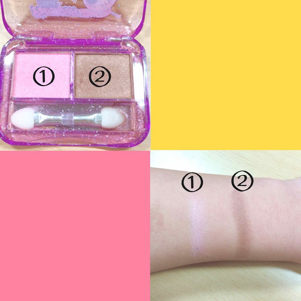 パワーパフガールズ アイシャドウ/サンキューマート/アイシャドウパレットを使ったクチコミ(3枚目)