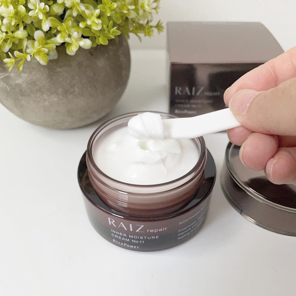 インナーモイスチュアクリーム No.11/RAIZ repair/フェイスクリームを使ったクチコミ(4枚目)