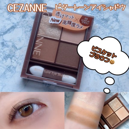 ビタートーンアイシャドウ/CEZANNE/パウダーアイシャドウを使ったクチコミ(1枚目)