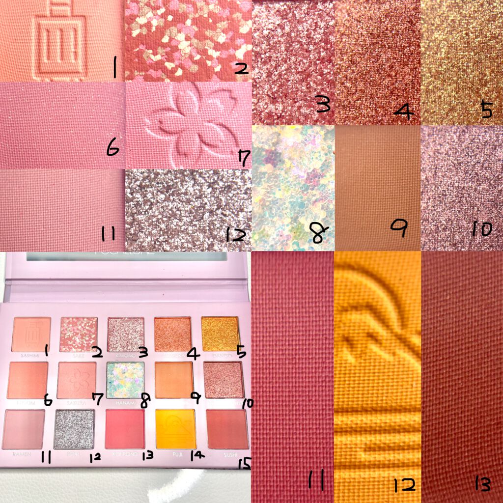 GO TRAVEL 15色アイシャドウパレット/FOCALLURE/アイシャドウパレットを使ったクチコミ(3枚目)