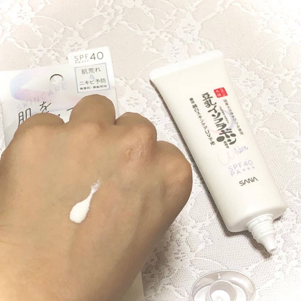 薬用美白スキンケアUV下地/なめらか本舗/化粧下地を使ったクチコミ（3枚目）